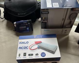 Brand new  Camelot keyless entry and Halo AC DC wireless charger.