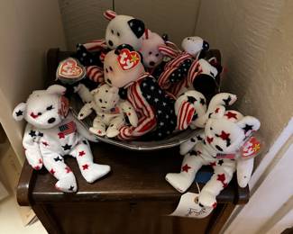 Patriotic Beanie Babies