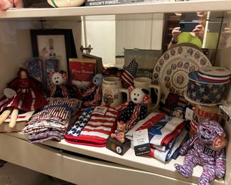 Lots of patriotic items