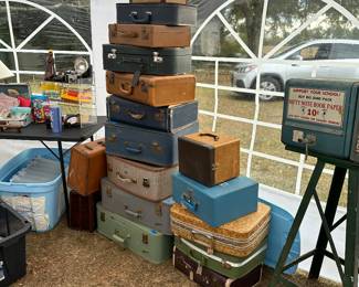 Luggage Suitcases all vintage