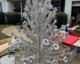 Fabulous Aluminum vintage Christmas tree 
