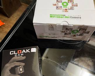 Wi-Fi smart net camera and cloak cam.