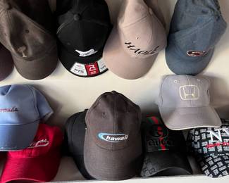 Very clean assorted hats.
