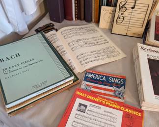 More vintage music books.