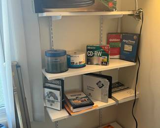 Fountain vase, roku, blank CD’s and software.