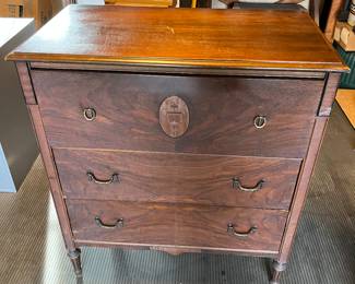 One of a set of two Art Deco dressers.