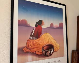 R.C. Gorman. Santa Fe Fine Arts Framed Print