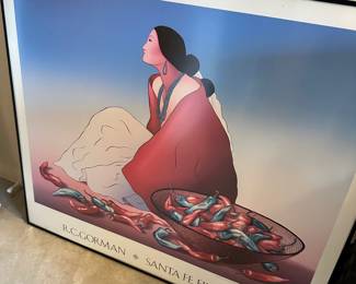 R.C. Gorman. Santa Fe Fine Arts Framed Print