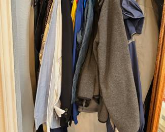 Men's Clothing. Sizes range from M-XL Tall. Brands like Cinch, The Territory Ahead, Texas Cotton, GAP, Wrangler, Levis and more