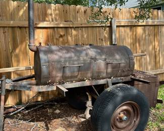 Smoker on trailer