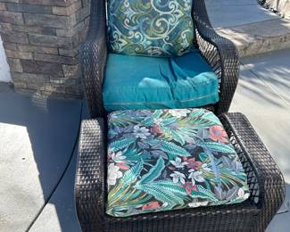 Patio rattan furniture