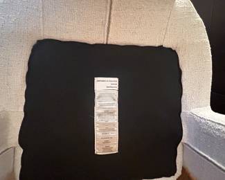 Coco Republic white dining chairs