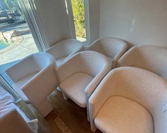 Coco Republic White Dining Chairs