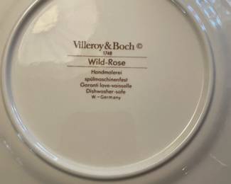Villeroy & Boch Wild Rose pattern