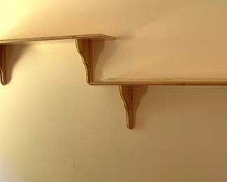 wooden wall hanging shelves