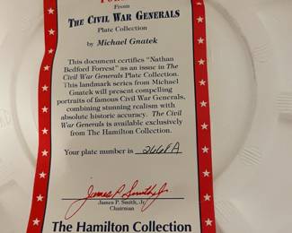 historic ceramic display plates