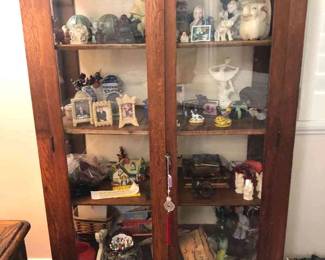 Antique Glass Cabinet
