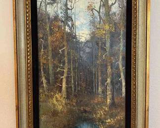 Wagner Signed Oil on Canvas