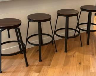 Four Lewiston Adjustable Bar Stools