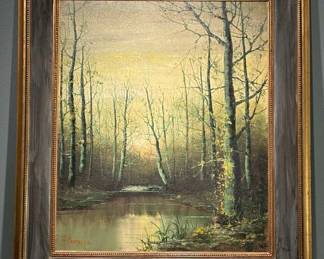 A. FRIEDRICH Original Oil On Canvas
