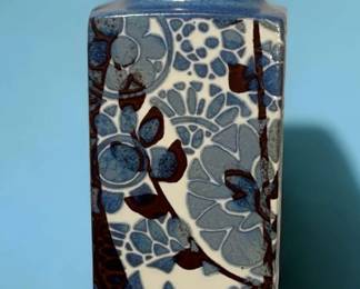 Royal Copenhagen faience Baca pillar vase Johanne Gerber