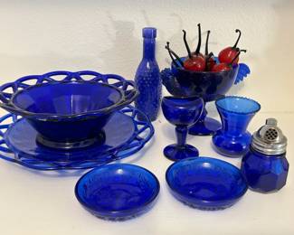 German Colbalt Blue Atomizer Other Colbalt Pieces