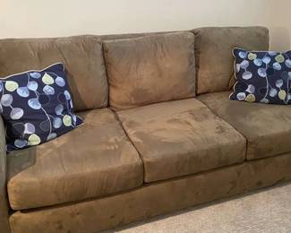 Micro Suede Sleeper Sofa