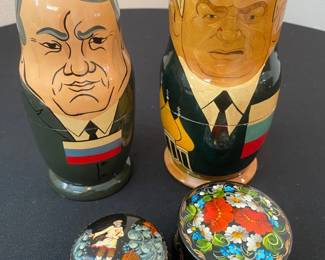 Russian Matryoshka dolls Russian Trinket Boxes
