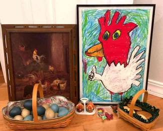 Chicken Rooster Theme Collectibles
