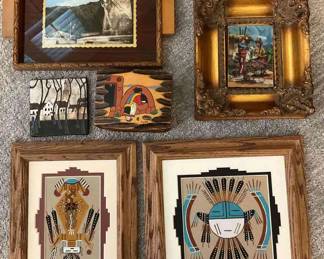Navajo Sand Paintings Other Items