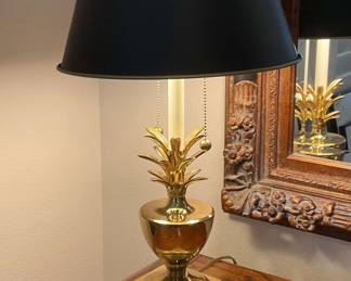 Brass Pineapple Lamp