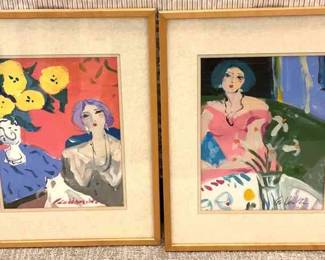 Paintings in the style of Matisse
