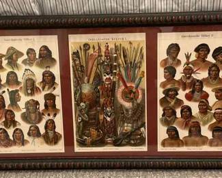 German Lithographs of Native Americans