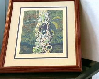 Habitat Lithograph Puerto Rico