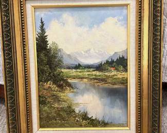 Kurt Moser Oil Painting