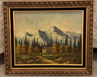 Otto Signed Oil On Canvas