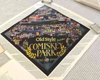 Three OLD STYLE BEER SALUTES COMISKEY PARK 1910 1990 Posters