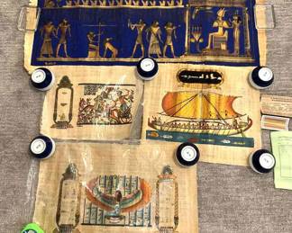 Egyptian Papyrus Paintings