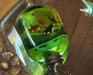 Items To Repurpose Glass Beads, Thimble, Mini Rooster