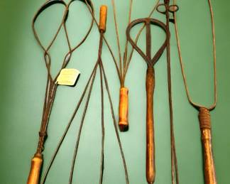 Collection of Wire Rug Beaters