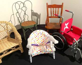 American Girl Doll Wheel Chair, Bumper Seat More