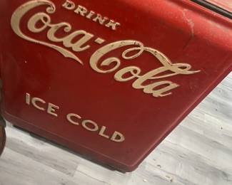Antique Coca-Cola Ice Cooler