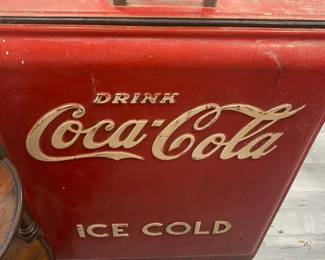 Antique Coke Cooler