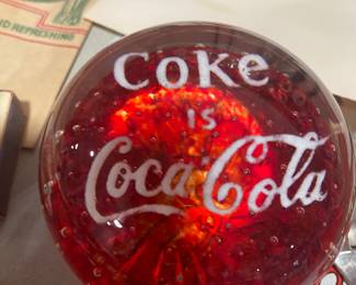 Coca-Cola Advertising Paperweight 