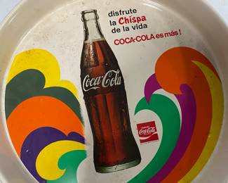 Coca-Cola Vintage Colorful Mexican Tray