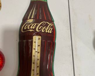 Coca-Cola Metal Thermometer 