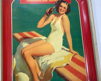 Vintage Coca-Cola Metal Trays