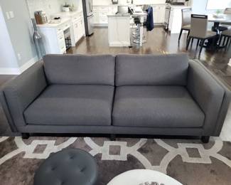 Room & Board sofa. Rug for sale too