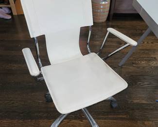 Faux leather office chair