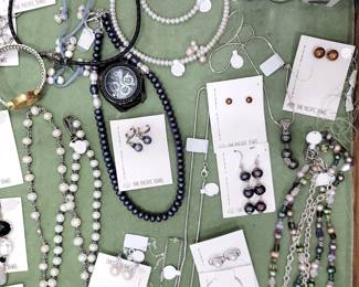 Sterling silver and Pearl jewelry